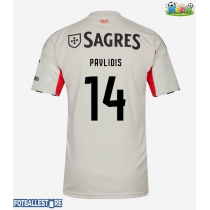 Benfica Vangelis Pavlidis #14 Bortedrakt 2025-26 Kortermet